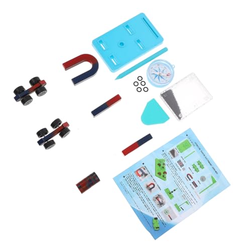 Beaupretty Magnetisches Experimentierkasten für Schule Physik Lernspielzeug mit Magnetismus Grundversuchen Pädagogisches Wissenschaftsspielzeug für Farblich Sortiert Fördert Zufällige Farbe von Beaupretty