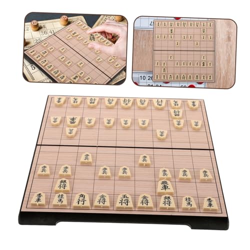 Beaupretty Magnetisches Faltbares Japanisches Shogi Brettspiel Set aus Holz Tragbar und Strategisches Lernspiel für Erwachsene und Authentisches Japanisches Handwerk für Reisen und Zuhause Beaupretty Magnetisches Faltbares Japanisches Shogi Brettspiel Set aus Holz Tragbar und Strategisches Lernspiel für Erwachsene und Authentisches Japanisches Handwerk für Reisen und Zuhause von Beaupretty