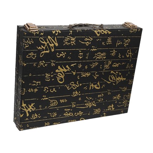 Beaupretty Mahjong Box aus Holz Tragbare Mahjong Aufbewahrungsbox mit Elegantem Druckdesign und Praktischem Griff für Reisen und Spielesammlungen Passend für Spielsteine Beaupretty Mahjong Box aus Holz Tragbare Mahjong Aufbewahrungsbox mit Elegantem Druckdesign und Praktischem Griff für Reisen und Spielesammlungen Passend für Spielsteine von Beaupretty
