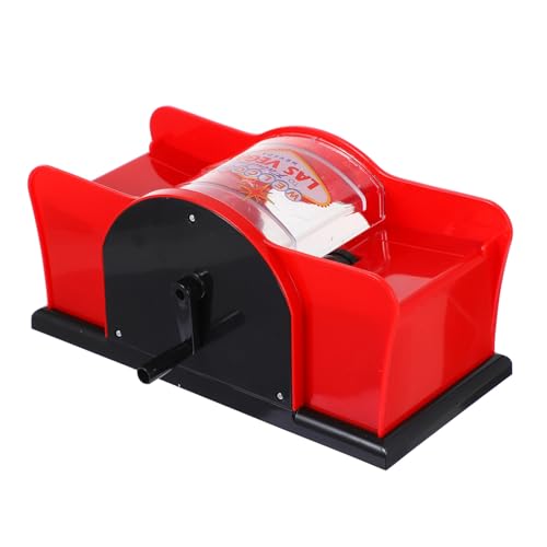 Beaupretty Manuelle Kartenmischmaschine mit Kurbel Leise und Strapazierfähiges Kunststoffmaterial Kompatibel mit Standardspielkarten für Poker Bridge Rommé Party und Reisen Effizientes Beaupretty Manuelle Kartenmischmaschine mit Kurbel Leise und Strapazierfähiges Kunststoffmaterial Kompatibel mit Standardspielkarten für Poker Bridge Rommé Party und Reisen Effizientes von Beaupretty