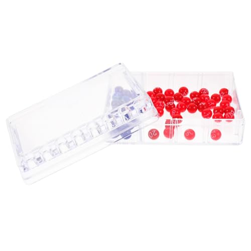 Beaupretty Manuelle Tragbare Lotteriemaschine Transparent Kleine Lotteriekugelmaschine Partyspiel Requisit für Erwachsene und Party Supplies von Beaupretty