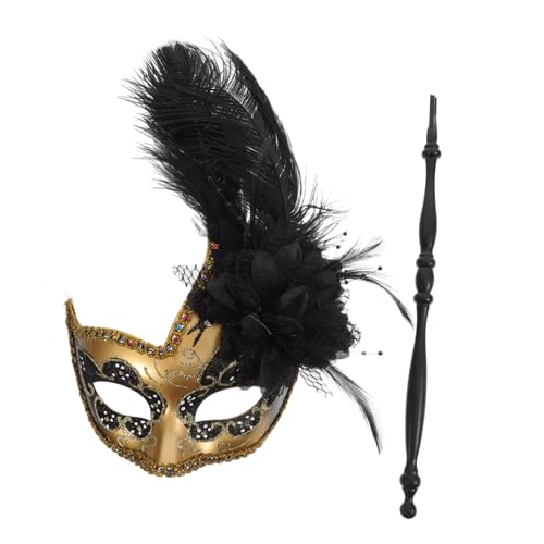 Beaupretty Maske mit Stab für Fasching Karneval Cosplay Leichte Stabile Kostüm-maske für Halloween Party Maskenball und Verkleidung Dekorative Augenmaske für Damen und Herren Beaupretty Maske mit Stab für Fasching Karneval Cosplay Leichte Stabile Kostüm-maske für Halloween Party Maskenball und Verkleidung Dekorative Augenmaske für Damen und Herren von Beaupretty