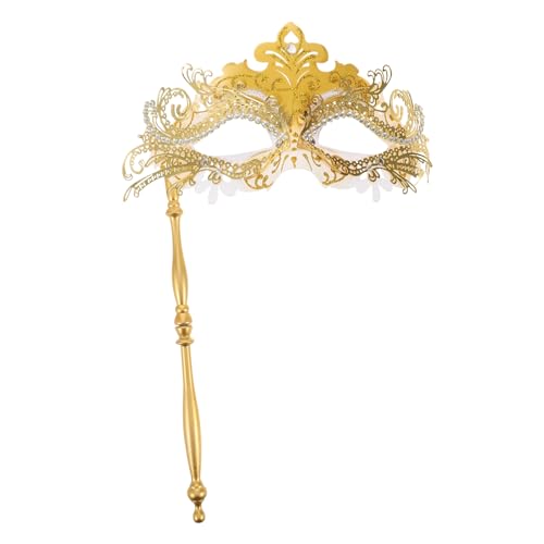 Beaupretty Masquerade Maske mit Abnehmbarem Stab Glänzende Party Kostüm Accessoire für Damen Flexible Handheld und Gesichtsmaske Komfortable für Erwachsene für Halloween Hochzeit Ball und Beaupretty Masquerade Maske mit Abnehmbarem Stab Glänzende Party Kostüm Accessoire für Damen Flexible Handheld und Gesichtsmaske Komfortable für Erwachsene für Halloween Hochzeit Ball und von Beaupretty