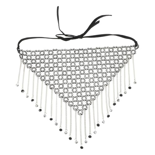 Beaupretty Masquerade Maske mit Strass für Damen Halbe Gesichtsmaske für Karneval Halloween Hochzeiten und Bauchtanz Leicht und Tragbar für Partys und Cosplay von Beaupretty