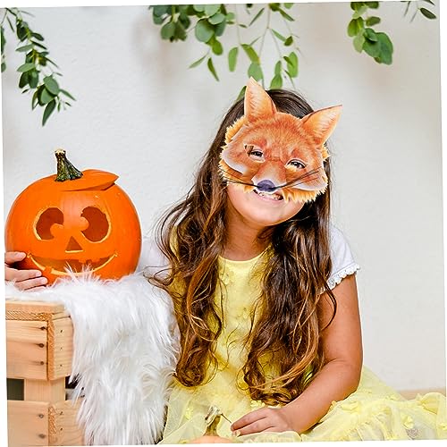 Beaupretty Masquerade Party Maske Fuchs Design Leichtem PVC und Vliesstoff Dekorative Halbmaske für Halloween Karneval Cosplay und Maskenbälle Komfortabel und Langlebig für Fasching und Beaupretty Masquerade Party Maske Fuchs Design Leichtem PVC und Vliesstoff Dekorative Halbmaske für Halloween Karneval Cosplay und Maskenbälle Komfortabel und Langlebig für Fasching und von Beaupretty