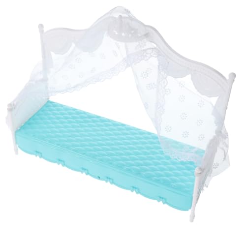 Beaupretty Maßstab Blaues Babybett für Puppen DIY Tragbar Realistisches Puppenhaus Zubehör für Kinderzimmer Beaupretty Maßstab Blaues Babybett für Puppen DIY Tragbar Realistisches Puppenhaus Zubehör für Kinderzimmer von Beaupretty