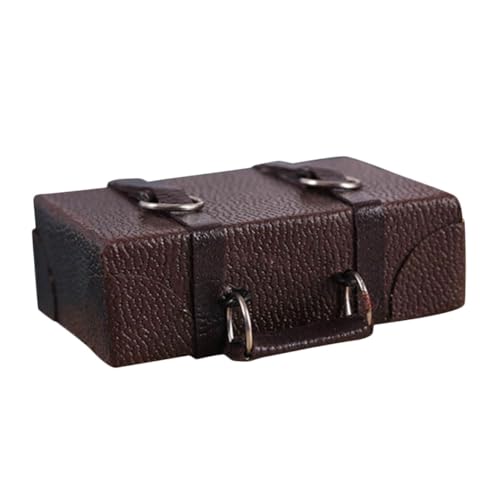 Beaupretty Maßstab Brauner Koffer für Puppen Vielseitig Einsetzbar als Reisekoffer oder Dekoration für Miniaturmodelle und Puppenhaus Szenen Beaupretty Maßstab Brauner Koffer für Puppen Vielseitig Einsetzbar als Reisekoffer oder Dekoration für Miniaturmodelle und Puppenhaus Szenen von Beaupretty
