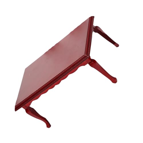 Beaupretty Maßstab Kleines Möbelstück für Schlafzimmer Wohnzimmer Stilvolle Mini Tisch Dekoration DIY Puppenmöbel Zubehör für Realistische Wohnzimmerszene von Beaupretty