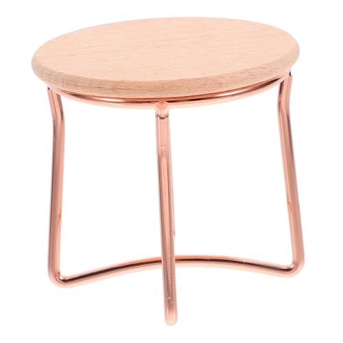 Beaupretty Maßstab Mini Holz Rundtisch aus Eisen Langlebig Dekoratives Mini Tee Tisch für Mikro Szenen Puppenhaus Zubehör Beaupretty Maßstab Mini Holz Rundtisch aus Eisen Langlebig Dekoratives Mini Tee Tisch für Mikro Szenen Puppenhaus Zubehör von Beaupretty