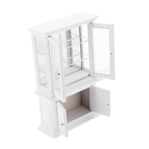 Beaupretty Maßstab Puppenhaus Möbel mit Detailreicher Natürlicher Maserung Kleines Leichtes Display für Schlafzimmer Wohnzimmer Küche Dekoratives Miniaturmöbel für DIY Puppenhäuser von Beaupretty