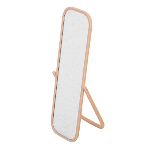 Beaupretty Maßstab Retro Holzfarben Tragbarer Stehspiegel für Puppenhaus Dekor Realistisches Zubehör für DIY und Fantasievolles von Beaupretty