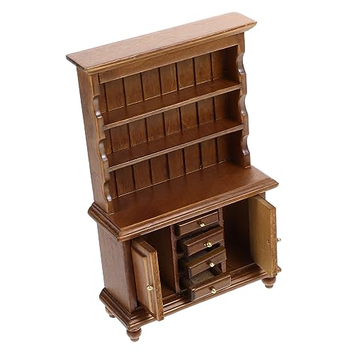 Beaupretty Maßstab Schrank Miniaturmöbel für Basteln und Puppenhaus Dekoration Kinderzimmer Zubehör von Beaupretty