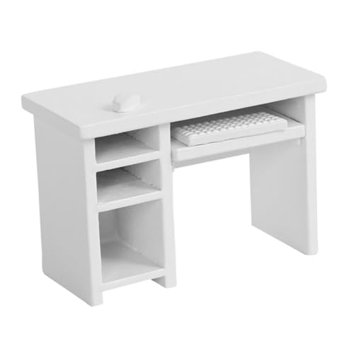 Beaupretty Maßstab Weiß mit und Tastatur Detailreiches Puppenhaus Möbel Zubehör Einfach Zusammenzubauen Fördert Feinmotorik und Räumliches Beaupretty Maßstab Weiß mit und Tastatur Detailreiches Puppenhaus Möbel Zubehör Einfach Zusammenzubauen Fördert Feinmotorik und Räumliches von Beaupretty