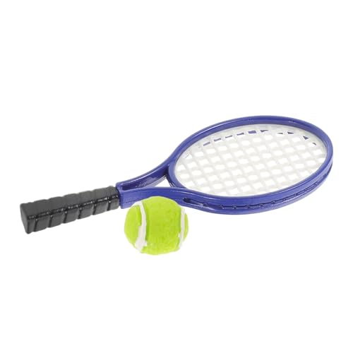 Beaupretty Maßstab mit Ball Präzises Puppenhaus Sportzubehör Stilvolles Mini für Elegantes Detailreiches Tennisset für Tischdekoration Beaupretty Maßstab mit Ball Präzises Puppenhaus Sportzubehör Stilvolles Mini für Elegantes Detailreiches Tennisset für Tischdekoration von Beaupretty