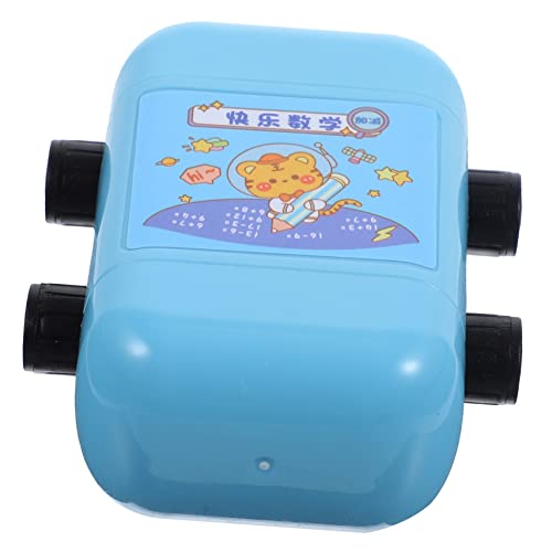 Beaupretty Mathematik Roller Stempel Klare Abdrücke Tragbar Lernspielzeug für Grundschüler Addition und Subtraktion Übungsstempel für Stempelfarbe von Beaupretty