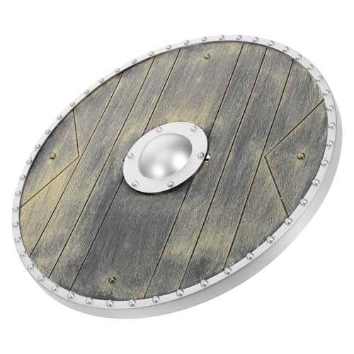 Beaupretty Medieval Schild für Cosplay Rollenspiele Robustes Plastik Leicht Detailreich für Bühnenaufführungen Historische Nachstellungen Antikem Finish von Beaupretty