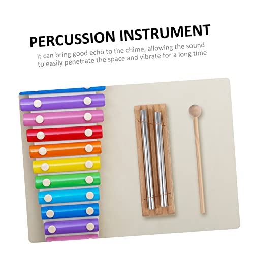 Beaupretty Meditationsklangstab Tisch Chime Percussion Instrument für Klares Klangspiel Pädagogisches Musikspielzeug für Klassenzimmer und Musikalische Früherziehung von Beaupretty