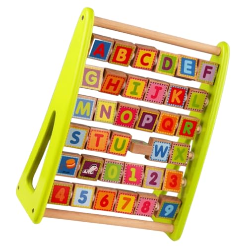 Beaupretty Mehrfunktionales Lernspielzeug Buchstaben und Zahlen Drehboard aus Holz Robustes Alphabet Lernbrett für Kleinkinder zur Frühkindlichen von Feinmotorik Hand Auge Koordination und Beaupretty Mehrfunktionales Lernspielzeug Buchstaben und Zahlen Drehboard aus Holz Robustes Alphabet Lernbrett für Kleinkinder zur Frühkindlichen von Feinmotorik Hand Auge Koordination und von Beaupretty