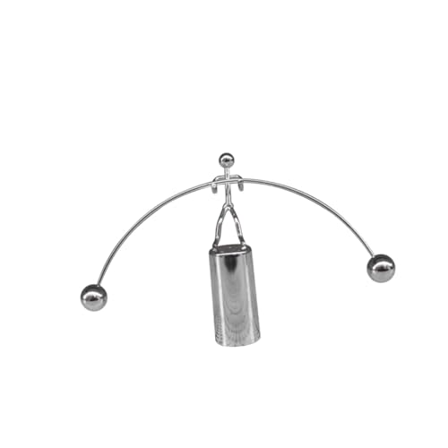 Beaupretty Metall Schwingende Balance Kugeln Gewichtheben Dekoration Kleiner Schreibtisch Ornament Büro Entspannendes Desktop Silber von Beaupretty