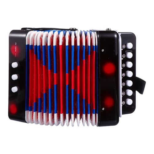 Beaupretty Mini Akkordeon für Pädagogisches Musikinstrument für Junge Kognitiven Fähigkeiten und Musikentwicklung für Kleine Hände Beaupretty Mini Akkordeon für Pädagogisches Musikinstrument für Junge Kognitiven Fähigkeiten und Musikentwicklung für Kleine Hände von Beaupretty