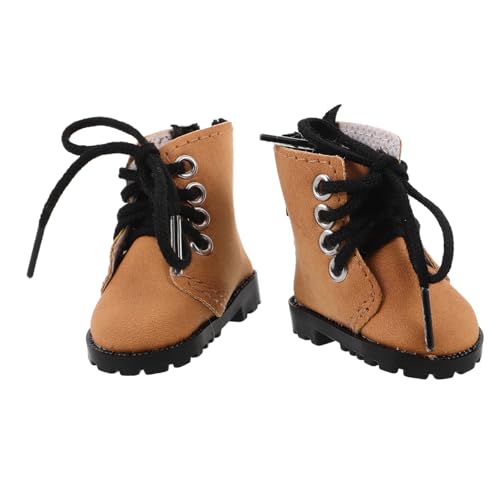 Beaupretty Mini Doll Boots für Bjd Puppen Realistische Fein Gestickte Mini Stiefel für Puppenhaus Deko Sammler und Kreative Szenen Beaupretty Mini Doll Boots für Bjd Puppen Realistische Fein Gestickte Mini Stiefel für Puppenhaus Deko Sammler und Kreative Szenen von Beaupretty