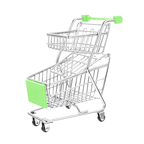 Beaupretty Mini Einkaufswagen Doppelschichtiger Trolley für Robuster Mini Supermarktwagen aus für Jungen und Mädchen Dekorativ und Praktisch für Zuhause Beaupretty Mini Einkaufswagen Doppelschichtiger Trolley für Robuster Mini Supermarktwagen aus für Jungen und Mädchen Dekorativ und Praktisch für Zuhause von Beaupretty
