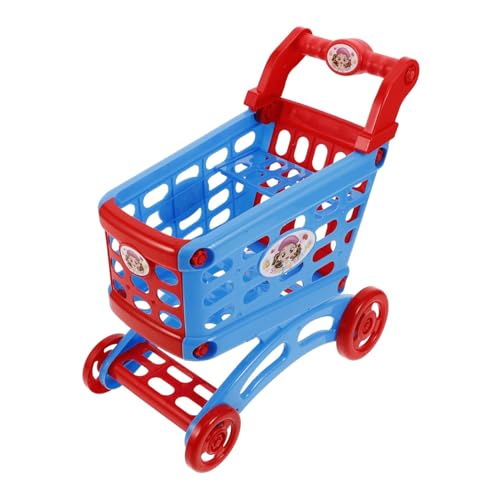 Beaupretty Mini Einkaufswagen aus Sicherem Kunststoff mit Geräumigem Korb und Kindgerechtem Griff Fördert Körperliche Aktivität und Soziales Rollenspiel für Kleinkinder Ab Jahr von Beaupretty