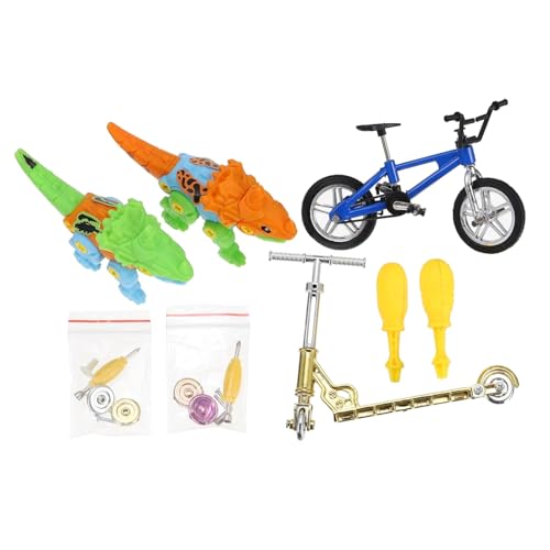 Beaupretty Mini Finger Scooter mit DIY Dinosaurier Modell Fingerbike für Tischdekoration und Finger Sport Robustes Mini Roller für Sammler Beaupretty Mini Finger Scooter mit DIY Dinosaurier Modell Fingerbike für Tischdekoration und Finger Sport Robustes Mini Roller für Sammler von Beaupretty