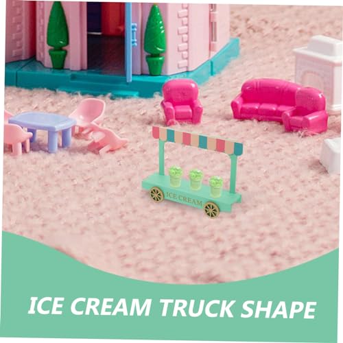 Beaupretty Mini Holz Eiswagen Puppenhaus Dekoration Handgefertigtes Miniatur Modell Robustes Holzspielzeug für Mikro Landschaft Ornament als Mini Adornment und Beaupretty Mini Holz Eiswagen Puppenhaus Dekoration Handgefertigtes Miniatur Modell Robustes Holzspielzeug für Mikro Landschaft Ornament als Mini Adornment und von Beaupretty