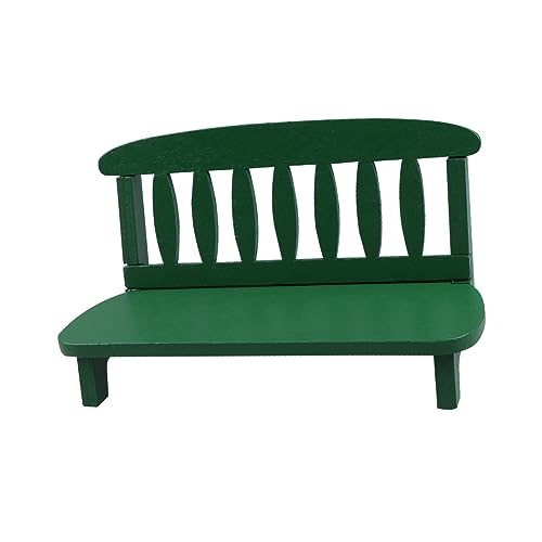 Beaupretty Mini Holzstuhl Modell Vintage Settee Dekoration für Puppenhaus Kreatives Fotorequisit Handgefertigt Grüne Farbe für Nostalgisches Zuhause und Fotografie Beaupretty Mini Holzstuhl Modell Vintage Settee Dekoration für Puppenhaus Kreatives Fotorequisit Handgefertigt Grüne Farbe für Nostalgisches Zuhause und Fotografie von Beaupretty