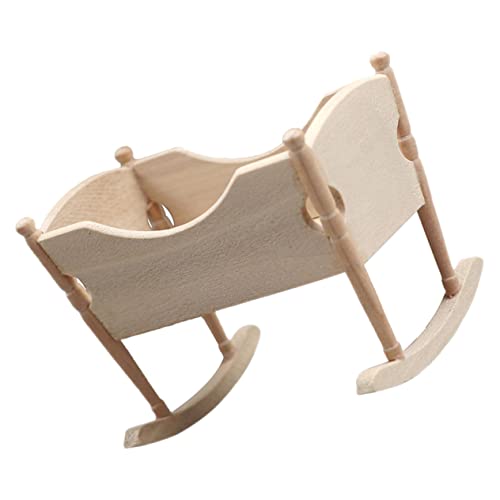 Beaupretty Mini House Miniatur Babybett Holz für Puppenhaus Dekoratives Accessoire für Kinderzimmer und Mikro für Fotografie und Kreative Deko Beaupretty Mini House Miniatur Babybett Holz für Puppenhaus Dekoratives Accessoire für Kinderzimmer und Mikro für Fotografie und Kreative Deko von Beaupretty