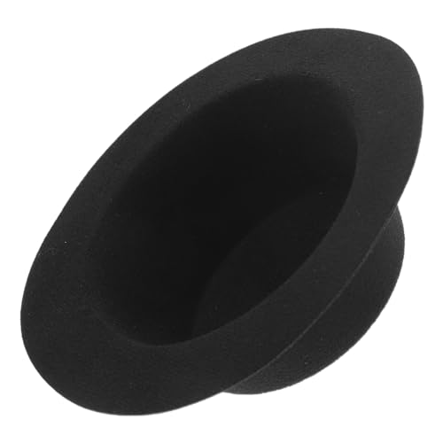 Beaupretty Mini Hut für Puppen Schwarz Dekorativer Hut für DIY Kostüme Wiederverwendbar und Robust für Süße Puppenaccessoires und Party Dekoration von Beaupretty