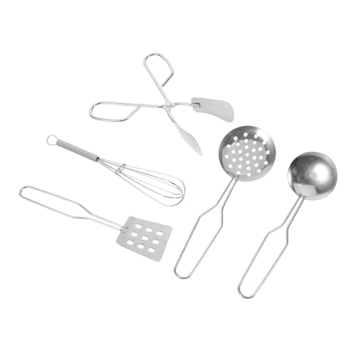 Beaupretty Mini Kinderküchenutensilien Set Teilig Realistische Kochspielzeuge für Kindgerechte für Kleine Hände Fördert Feinmotorik und Kreatives Rollenspiel Pädagogisches Küchenzubehör von Beaupretty