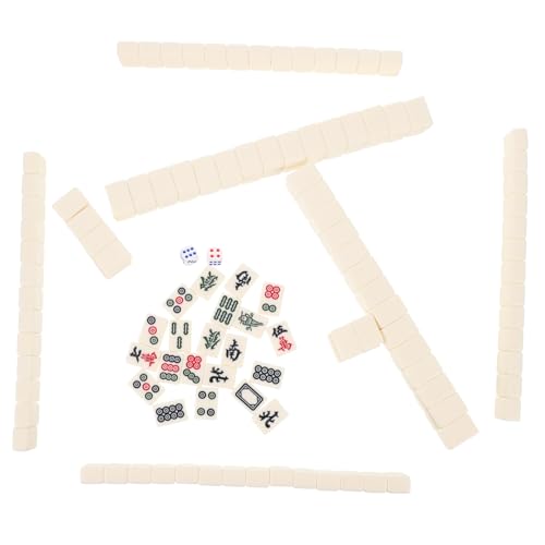 Beaupretty Mini Mahjong Set Kleine Spielsteine Tragbares Chinesisches Mahjong Spiel für Reise und Zuhause Robustes Sicheres Material Glatte Oberfläche Fördert Gehirnkoordination und Beaupretty Mini Mahjong Set Kleine Spielsteine Tragbares Chinesisches Mahjong Spiel für Reise und Zuhause Robustes Sicheres Material Glatte Oberfläche Fördert Gehirnkoordination und von Beaupretty