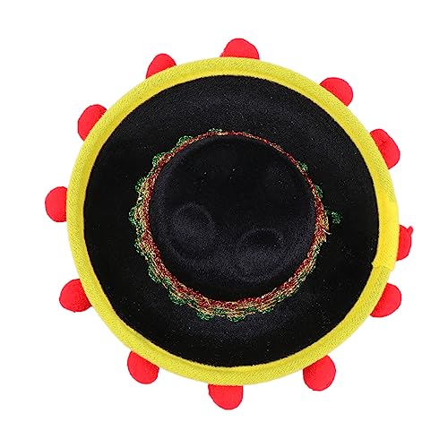 Beaupretty Kleiner Mexiko Hut mit Haarballen Leichtes Material für Karneval Kostümparty Elastischer Kinnriemen für Erwachsene Babys und Haustiere Beaupretty Kleiner Mexiko Hut mit Haarballen Leichtes Material für Karneval Kostümparty Elastischer Kinnriemen für Erwachsene Babys und Haustiere von Beaupretty