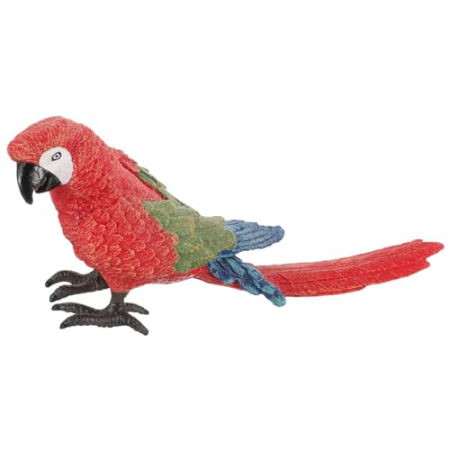 Beaupretty Mini Papagei Modell Künstliche Papagei Figur für Garten und Wohnraumdekoration Langlebiges Plastik für Miniaturgärten und Vogel von Beaupretty