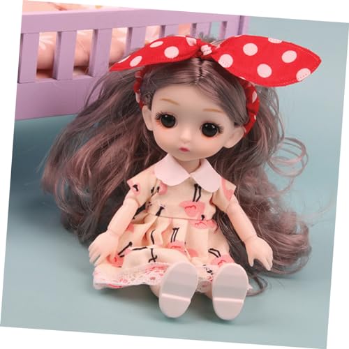 Beaupretty Mini Puppenhaus Zubehör Kleine Mini Puppe Sicher Leicht für Mädchen Rollenspiel Dekoration Tragbar von Beaupretty