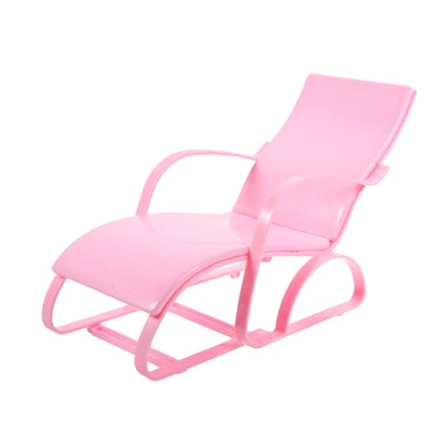 Beaupretty Mini Strandstuhl Puppenhaus Deko Modell aus Stabilem Realistischer Liegestuhl Lebendigen Farben Perfektes Miniatur für Mikro Landschaften von Beaupretty