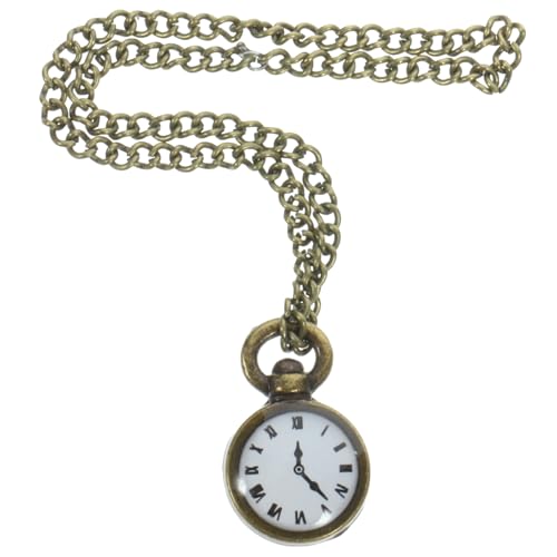 Beaupretty Mini Taschenuhr für Puppenhaus Kleine Dekorative Uhr aus Robustem Legierungs Material Verschleißfest mit Kette Realistische Miniatur für Puppenzubehör und Hausdekoration Beaupretty Mini Taschenuhr für Puppenhaus Kleine Dekorative Uhr aus Robustem Legierungs Material Verschleißfest mit Kette Realistische Miniatur für Puppenzubehör und Hausdekoration von Beaupretty