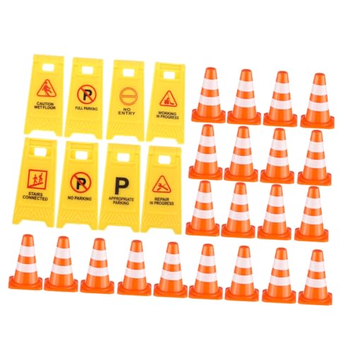 Beaupretty Mini Verkehrszeichen Spielset aus Kunststoff mit Teilen Bunte Verkehrshütchen und Warnschilder Pädagogisches für Motorik und Verkehrssicherheit Beaupretty Mini Verkehrszeichen Spielset aus Kunststoff mit Teilen Bunte Verkehrshütchen und Warnschilder Pädagogisches für Motorik und Verkehrssicherheit von Beaupretty