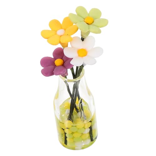 Beaupretty Miniatur Blumenvase mit Kleinen Transparentes Deko für Puppenhaus Kreative Blumenornamente für Miniaturmöbel und Accessoires Beaupretty Miniatur Blumenvase mit Kleinen Transparentes Deko für Puppenhaus Kreative Blumenornamente für Miniaturmöbel und Accessoires von Beaupretty