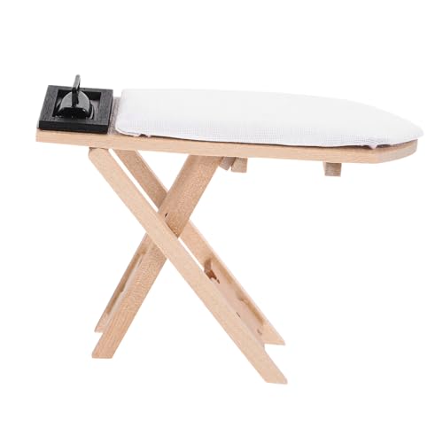 Beaupretty Miniatur Bügelbrett mit Teiligem Schwarzem Bügeleisen und Tisch Kreatives Puppenhaus Zubehör Handliches Realistisches für Fantasie und Geschicklichkeit Beaupretty Miniatur Bügelbrett mit Teiligem Schwarzem Bügeleisen und Tisch Kreatives Puppenhaus Zubehör Handliches Realistisches für Fantasie und Geschicklichkeit von Beaupretty