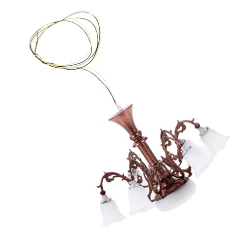 Beaupretty Miniatur Deckenleuchte für Spielzeughäuser Dekorativer Kronleuchter aus Hochwertigem Material zur Verschönerung von Sandtischszenen Beaupretty Miniatur Deckenleuchte für Spielzeughäuser Dekorativer Kronleuchter aus Hochwertigem Material zur Verschönerung von Sandtischszenen von Beaupretty