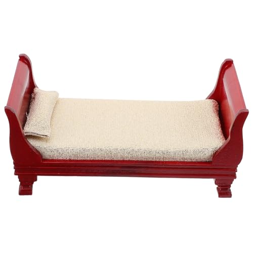 Beaupretty Miniatur Einzelbett Puppenhaus Möbel Langlebig Detailreich DIY Zubehör Dekoration Modell für Puppenhaus Schlafzimmer Accessoire Beaupretty Miniatur Einzelbett Puppenhaus Möbel Langlebig Detailreich DIY Zubehör Dekoration Modell für Puppenhaus Schlafzimmer Accessoire von Beaupretty