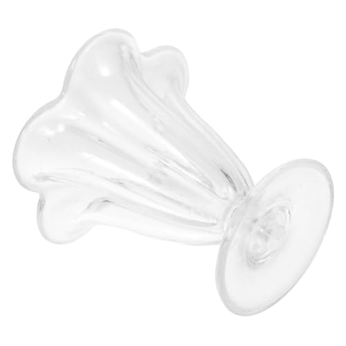 Beaupretty Miniatur Eisbecher Modell aus Stabilem Kunststoff Glatte Oberfläche Vielseitig für Puppenhaus Dekoration und DIY Bastelarbeiten Transparent Handliches Miniatur-deko-Accessoire von Beaupretty