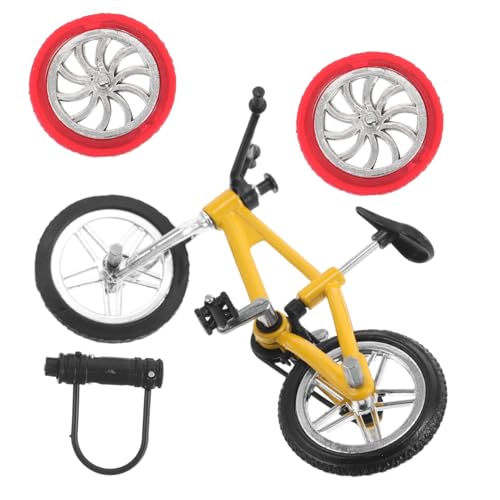 Beaupretty Miniatur Fahrradmodell aus Legierung Detailreiches Mountainbike Deko für Sicheres Finger Kreatives Lernspielzeug für Spielzimmer und Party Teilig von Beaupretty
