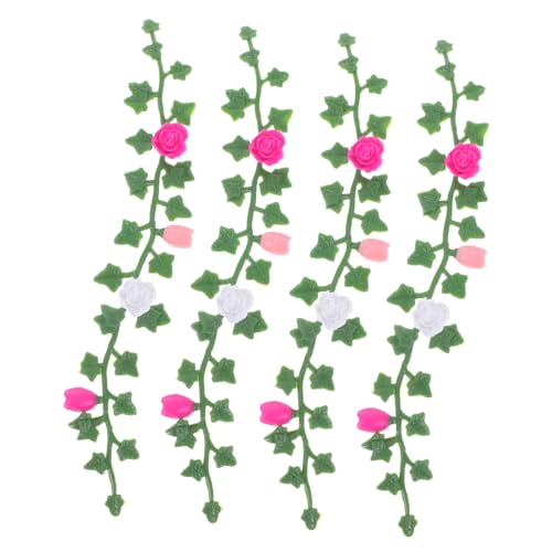 Beaupretty Miniatur Garten Deko mit Künstlichen Blumenranken und Pflanzen Realistische Mikro Landschaftsdekoration für Puppenhaus Wetterfest für Mini Gärten und Puppenhaus Szenen Beaupretty Miniatur Garten Deko mit Künstlichen Blumenranken und Pflanzen Realistische Mikro Landschaftsdekoration für Puppenhaus Wetterfest für Mini Gärten und Puppenhaus Szenen von Beaupretty