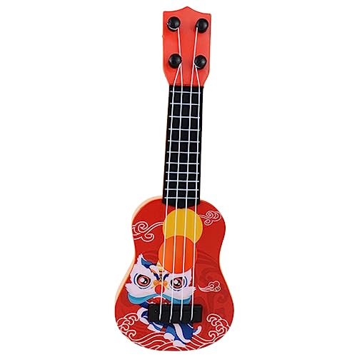 Beaupretty Miniatur Gitarre für Dekorative Ukulele im Cartoon Design für Musikalische Accessoires für Mini Hausdekoration von Beaupretty
