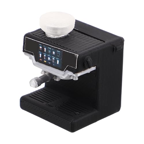 Beaupretty Miniatur Kaffeemaschine Realistisch Kinderfreundlich Puppenhaus Zubehör DIY Küchenmodell Detaillierte Backszene Charmante Miniatur Dekoration von Beaupretty