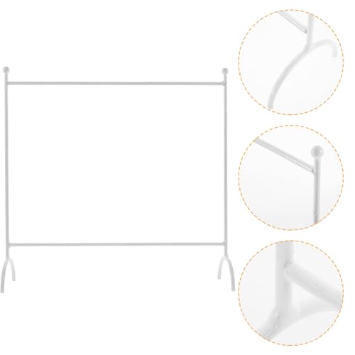 Beaupretty Miniatur Kleiderständer für Puppen Metallischer Kleidungshalter für Puppenkleidung und Accessoires für Puppenhäuser Dekoratives Möbelstück von Beaupretty